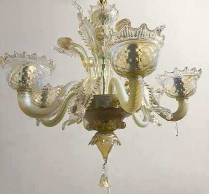 Murano Glass Chandelier, 1940s-FGA-2041583