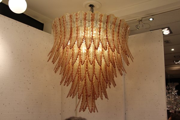 Murano Glass Chandelier, 1970s-YF-585779