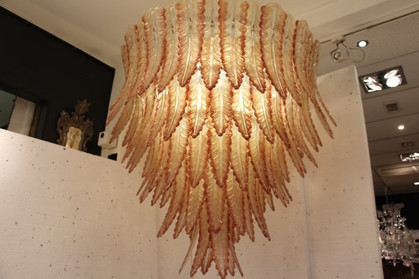 Murano Glass Chandelier, 1970s-YF-585779