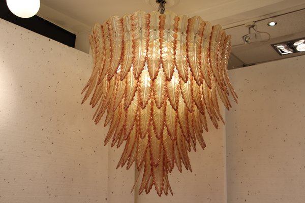 Murano Glass Chandelier, 1970s-YF-585779