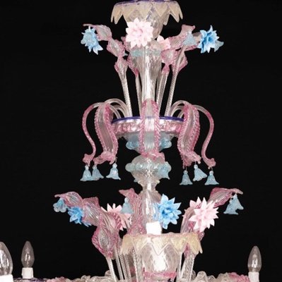 Murano Glass Chandelier, 1990s-MBH-1032667