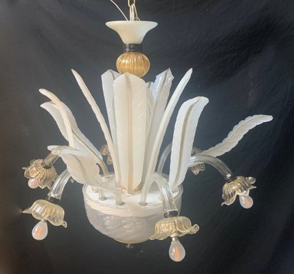 Murano Glass Chandelier attributed to Gianni Seguso, Italy, 1960s-XQC-1453770