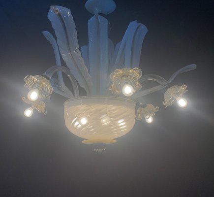 Murano Glass Chandelier attributed to Gianni Seguso, Italy, 1960s-XQC-1453770