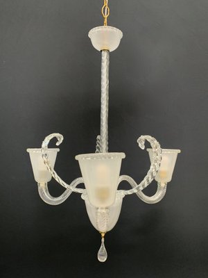 Murano Glass Chandelier by Barovier, 1950s-XQC-1734240