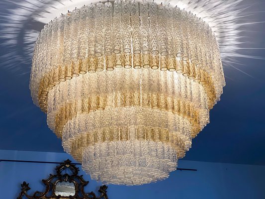 Murano Glass Chandelier by Gino Poli for Aureliano Toso-MBH-1032360