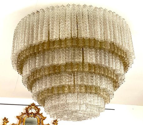 Murano Glass Chandelier by Gino Poli for Aureliano Toso-MBH-1032360