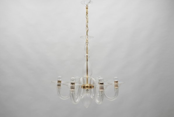 Murano Glass Chandelier from Barovier & Toso, Italy, 1990s-KQB-1802369