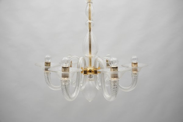 Murano Glass Chandelier from Barovier & Toso, Italy, 1990s-KQB-1802369