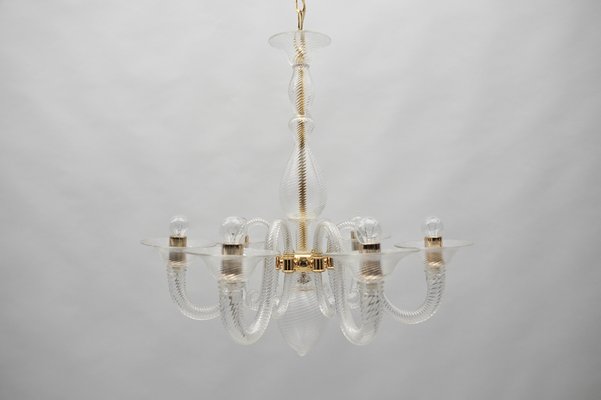 Murano Glass Chandelier from Barovier & Toso, Italy, 1990s-KQB-1802369