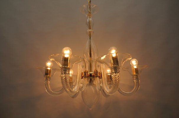 Murano Glass Chandelier from Barovier & Toso, Italy, 1990s-KQB-1802369