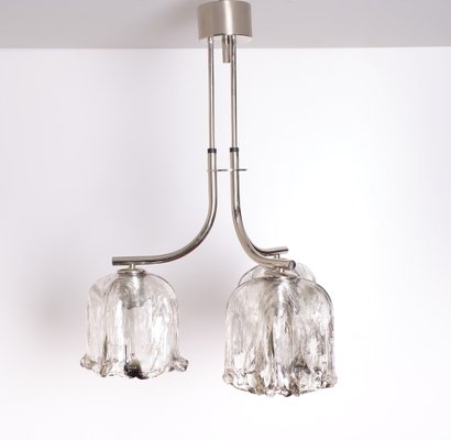 Murano Glass Chandelier from Mazzega, 1970s-GCG-1739636