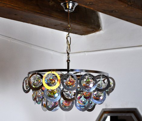 Murano Glass Chandelier from Sciolari, Italy, 1970-EJE-1174583