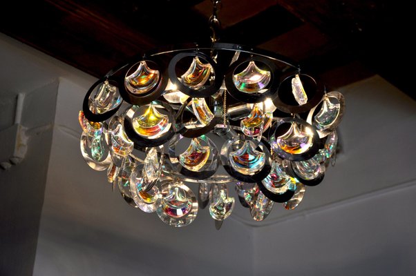 Murano Glass Chandelier from Sciolari, Italy, 1970-EJE-1174583