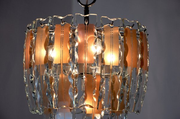 Murano Glass Chandelier from Veca, Italy, 1970-EJE-954098