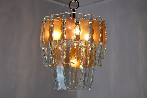 Murano Glass Chandelier from Veca, Italy, 1970-EJE-954098