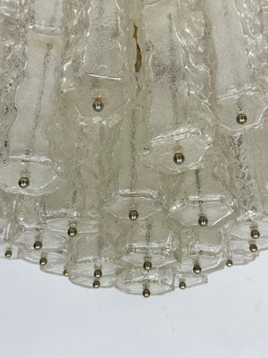 Murano Glass Chandeliers by Venini, Italy, 1970s, Set of 2-OT-1764771