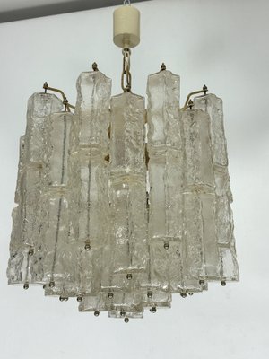 Murano Glass Chandeliers by Venini, Italy, 1970s, Set of 2-OT-1764771