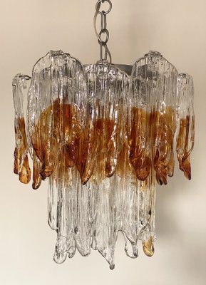 Murano Glass Chandeliers from Mazzega, 1970s, Set of 2-NPC-1729620