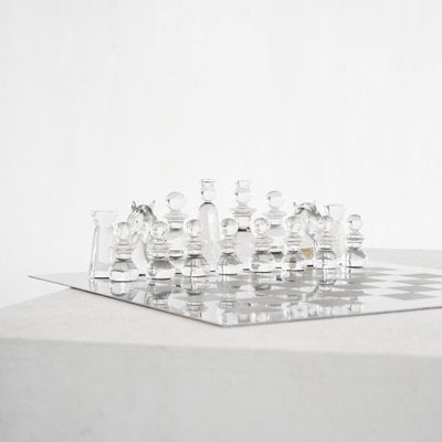 Murano Glass Chess Set by Gino Cenedese, 1960s, Set of 33-LPQ-1786151