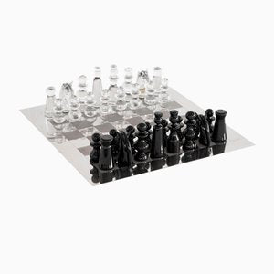 Murano Glass Chess Set by Gino Cenedese, 1960s, Set of 33-LPQ-1786151