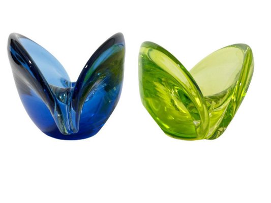 Murano Glass Clam Shell Bowl by Archimede Seguso, Italy, 1960s-UCH-1224167