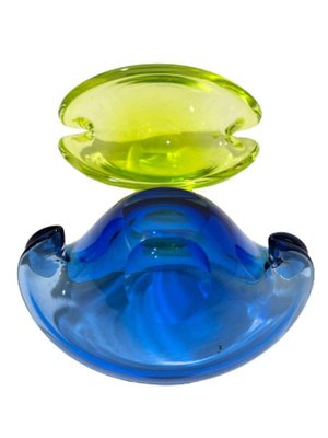 Murano Glass Clam Shell Bowl by Archimede Seguso, Italy, 1960s-UCH-1224167