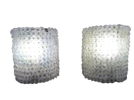 Murano Glass Crystal Sconces, Set of 2-NUC-1283165