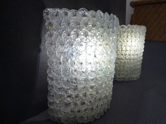 Murano Glass Crystal Sconces, Set of 2-NUC-1283165