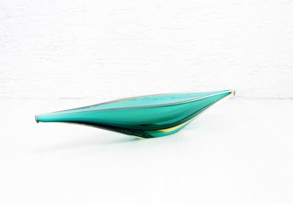 Murano Glass Cut Glass Bowl, 1960s-BQF-1394070