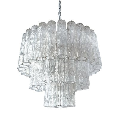 Murano Glass Cylinder Chandelier, Italy, 1970s-BVG-2018371