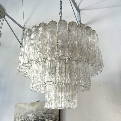 Murano Glass Cylinder Chandelier, Italy, 1970s-BVG-2018371