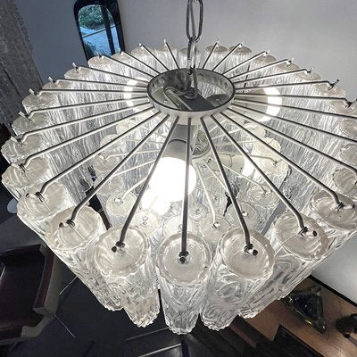 Murano Glass Cylinder Chandelier, Italy, 1970s-BVG-2018371