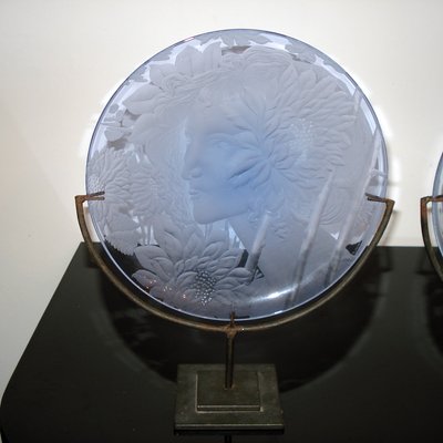 Murano Glass Decorative Plate by Galileo Chini for Salir, 1930s-YGE-562893