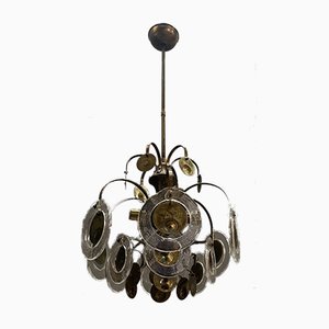 Murano Glass Disc Chandelier, 1970s-JJC-967149