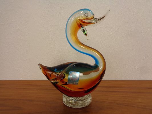 Murano Glass Duck & Swan, Italy, 1960s, Set of 2-RDW-1821389