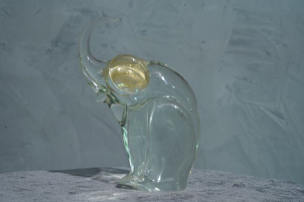 Murano Glass Elephant Sculpture, 1980-UH-1121971