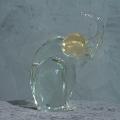 Murano Glass Elephant Sculpture, 1980-UH-1121971