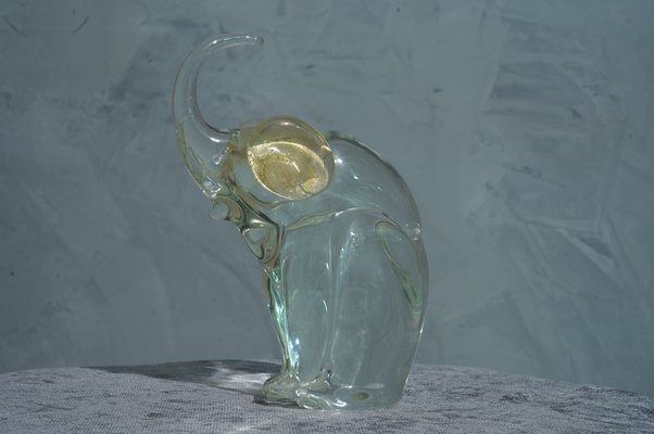 Murano Glass Elephant Sculpture, 1980-UH-1121971