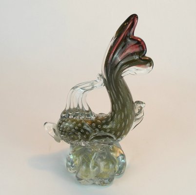 Murano Glass Fish Figurine by Alfredo Barbini, 1960s-NE-672842