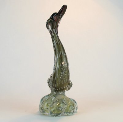 Murano Glass Fish Figurine by Alfredo Barbini, 1960s-NE-672842