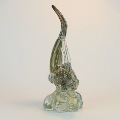 Murano Glass Fish Figurine by Alfredo Barbini, 1960s-NE-672842