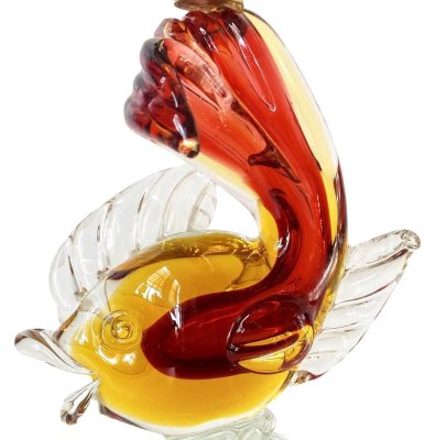 Murano Glass Fish Lamp Base from Artistica Murano CCC, 1960s-BMU-1814116