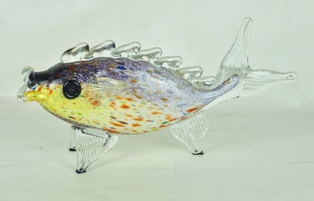 Murano Glass Fish Sculpture, 1960s-ROJ-577950