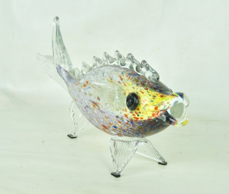 Murano Glass Fish Sculpture, 1960s-ROJ-577950