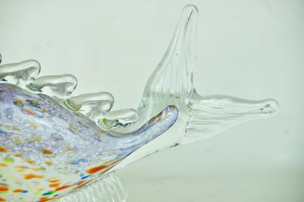 Murano Glass Fish Sculpture, 1960s-ROJ-577950