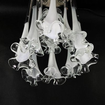 Murano Glass Flower Ceiling Lamp by Paolo Venini, 1960s-JUZ-903468