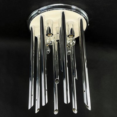 Murano Glass Flower Ceiling Lamp by Paolo Venini, 1960s-JUZ-903468