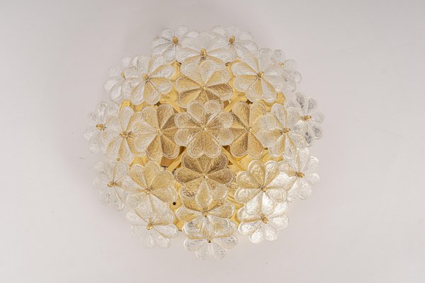 Murano Glass Flower Ceiling Light by Ernst Palme, Germany, 1970s-UGR-1123000