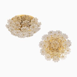 Murano Glass Flower Ceiling Light by Ernst Palme, Germany, 1970s-UGR-1123000