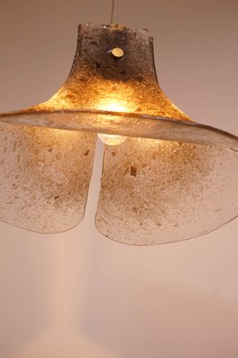 Murano Glass Flower Petal Pendant Lamp, 1960s-KIJ-864421